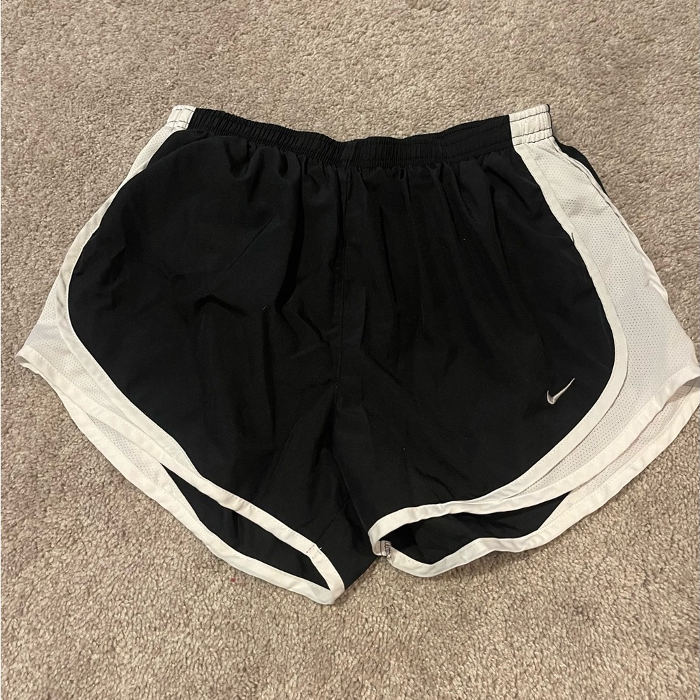 Nike Women's Athletic Shorts in Black and White